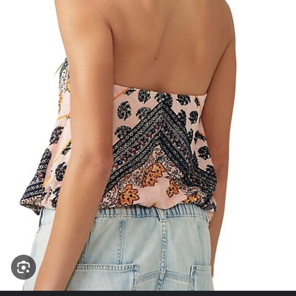 NWT FREE PEOPLE PRINTED TUBE TOPS - Picture 3 of 10
